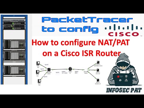 How to configure NAT/PAT on a Cisco ISR Router in Cisco Packet Tracer - 2020 CCNA Lets Lab it up.