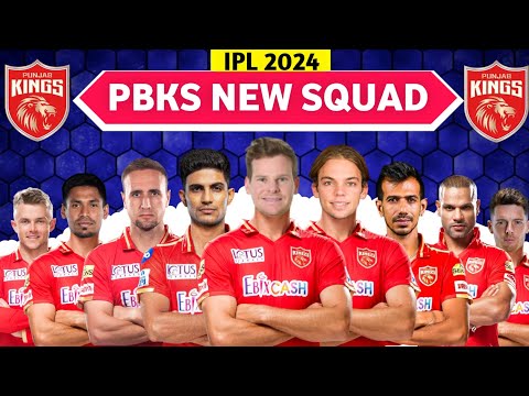 IPL 2024 | Punjab Kings Team Full Squad | PBKS Full Squad 2024 | PBKS Team New Players List 2024
