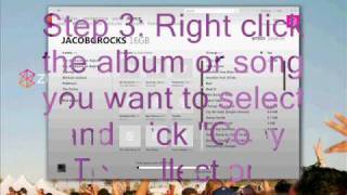 How to copy music on a Zune to any pc with Zune software.