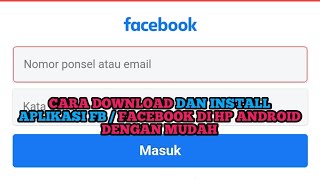 Download lagu Cara Download dan Install Aplikasi FB / Facebook di HP Android Dengan Mudah mp3 Download lagu Cara Download dan Install Aplikasi FB / Facebook di HP Android Dengan Mudah mp3