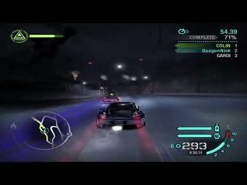 NFS CARBON ALL CAREER CARS TOP SPEED