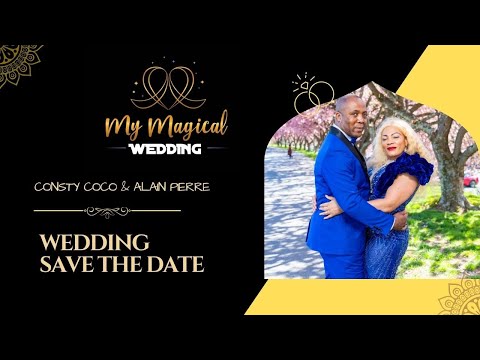 MY MAGICAL WEDDING | COSTY COCO AND ALAIN PIERRE WEDDING SAVE THE DATE