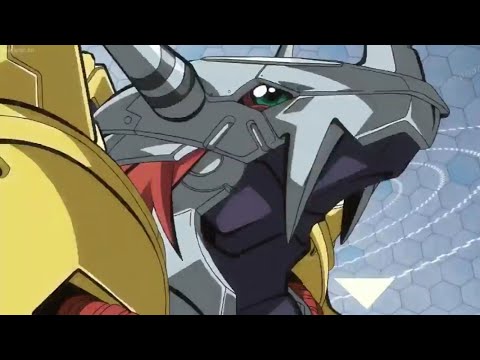 MetalGreymon Digivolve to... WarGreymon! (Tri. English Dub)