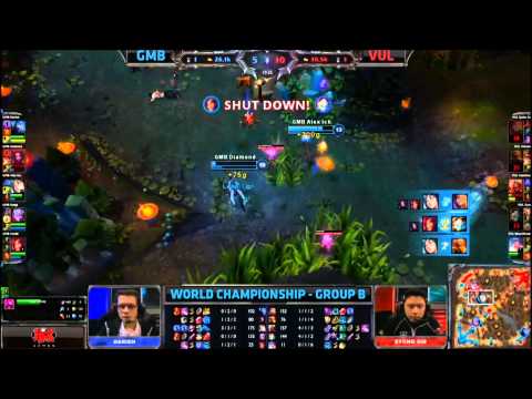 Gambit Gaming vs Vulcun EPIC Baron fight: Day 6 World Championship