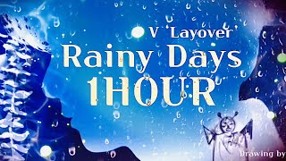 Download lagu [ 1HOUR ] V - Rainy Days / Drawing by BACKDO /bts mp3