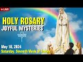 🔴 Rosary Saturday Joyful Mysteries of the Rosary May 18, 2024 Praying together