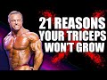 21 Reasons Your Triceps Won't Grow (Fix for Massive Arms)