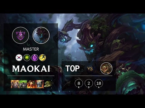 Maokai Top vs Renekton - KR Master Patch 10.8