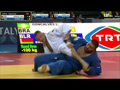 2019 Antalya Rep 1 +100 kg Krpálek Lukáš CZE vs  Tasoev Inal RUS