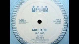MR. PAULI - Questions