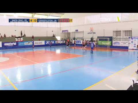 SANTA CRUZ (PE) x TREMENDÃO (BA) - TAÇA BRASIL FUTSAL SUB 17 - DIA 4