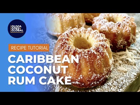 Caribbean Coconut Rum Cakes Recipe Video: A Taste of Paradise!