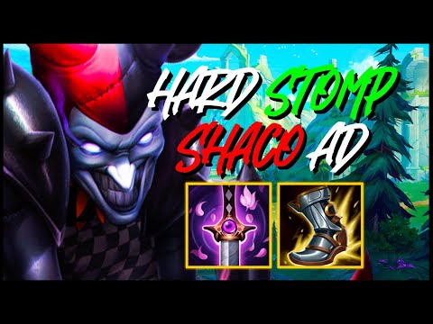 HARD STOMP SHACO AD JUNGLE IN 15 MIN SURRENDER GAME - Season 15 - Casual Shaco Player
