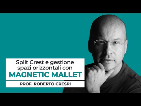 Dr. Roberto Crespi — split crest with Magnetic Mallet clinical case