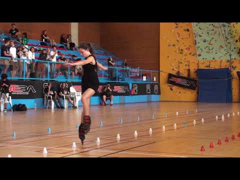 2018 PSWC Classic Slalom Junior Women 9th Place Zoe Landrin (FRA)