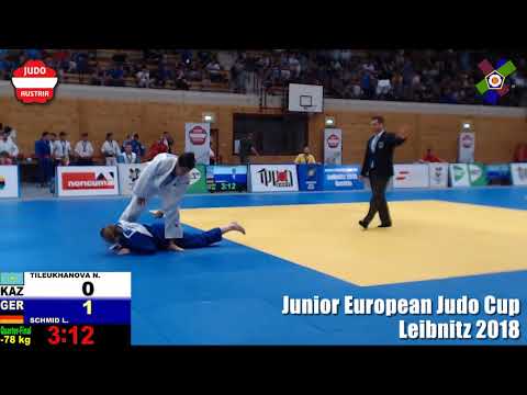 -78 kg: Quarter-Final -  TILEUKHANOVA, Nazerke (KAZ) vs. SCHMID, Lea (GER)