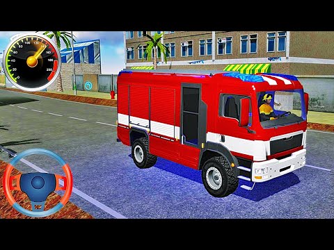 City Fire Truck Emergency Services Simulator 2020 - Firefighter Truck Drive - Android GamePlay