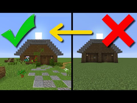 5 TIPS TO IMPROVE YOUR MINECRAFT BUILDS (Nature & Exteriors)