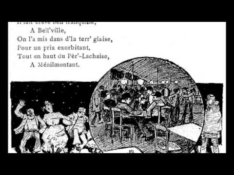Aristide Bruant - Belleville-Ménilmontant (avec paroles)