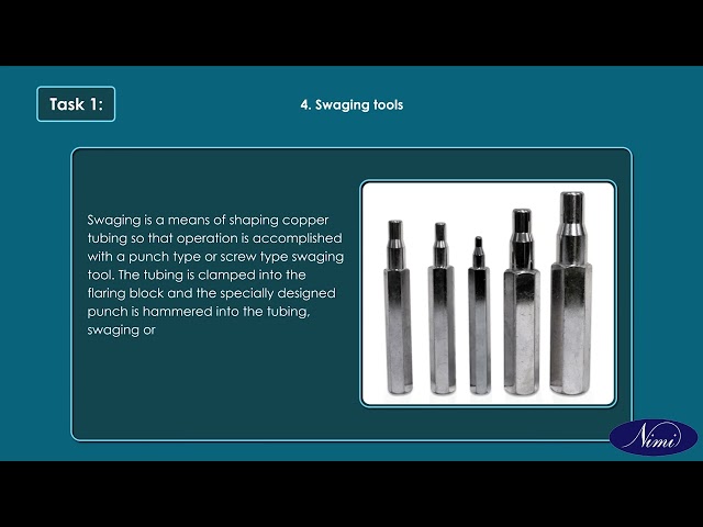Identify and use of general hand tools instruments refrigeration work