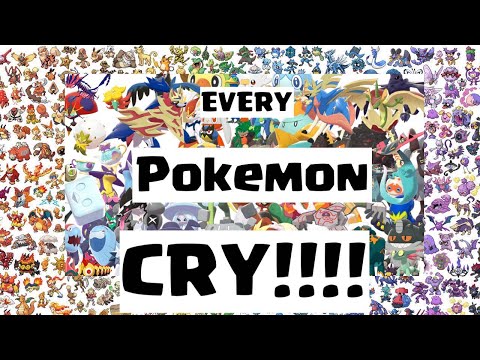 [Pokemon] Cries- All Pokemon Gen 1-8! Bulbasaur to Eternatus