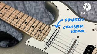 Video thumbnail for Fender player mn. With dimarzio cruiser neck pickup by Winner CLP