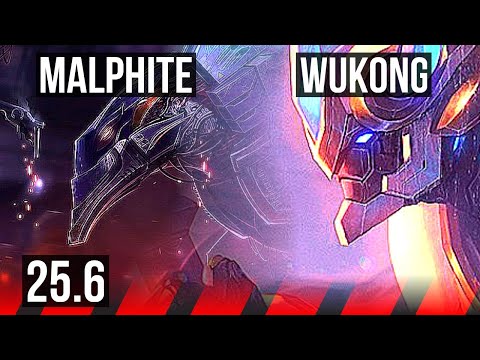 MALPHITE vs WUKONG (TOP) | 11/1/6, Legendary | NA Master | 25.6