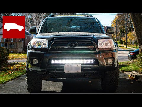 Installing a 32" Nilight Light Bar In My 4runner's Bumper