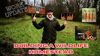 Homestead Update - Shepherds Hut Build - Tree Felling
