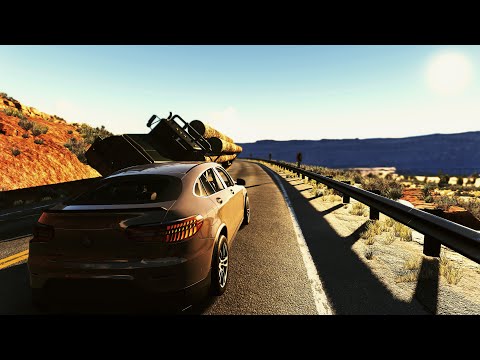 Realistic Car Crashes and Overtakes #02 - BeamNG Drive