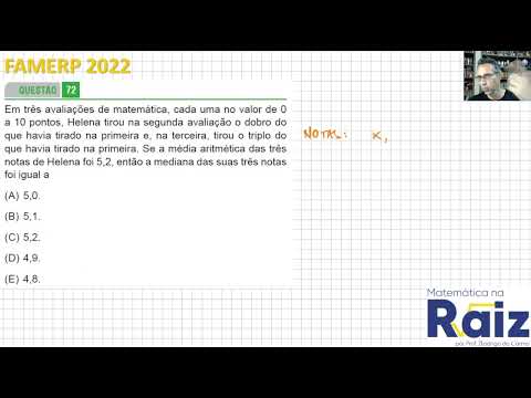FAMERP 2022 Questão 72