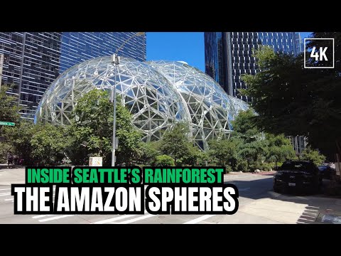 Inside Seattle's Rainforest | The Amazon Spheres | 4K