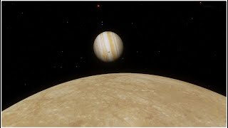 Júpiter visto de sua Lua Europa