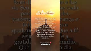 BOM DIA, DEUS ESTÁ CONTIGO, LEMBRE DISSO! #bomdia #deus
