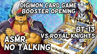 [ASMR] BT-13 VS Royal Knights | Digimon Booster Box Opening (No Talking)