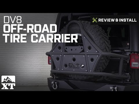 Jeep Wrangler DV8 Off-Road Tire Carrier (2007-2018 JK) Review & Install