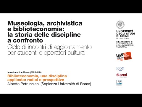 Biblioteconomia, una disciplina applicata: radici e prospettive