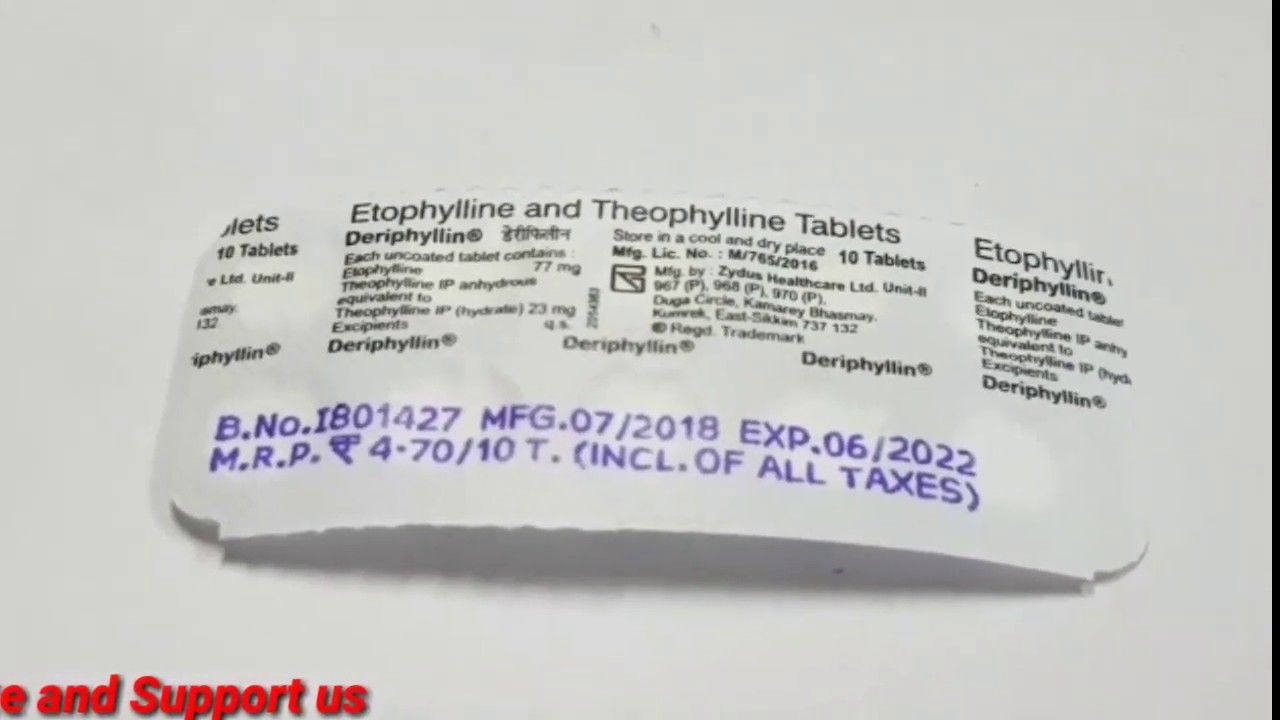 Deriphyllin Tablet Review in Tamil ||Medicine Health