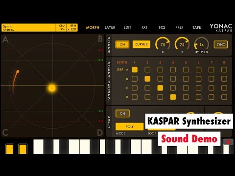 Yonac KASPAR Synthesizer Sound Demo