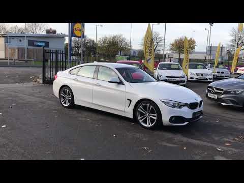 2014 64 plate white BMW 4 Series Gran Coupe 2.0 420d Sport Gran Coupe 5dr