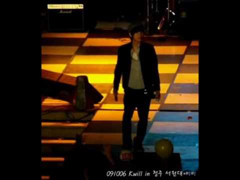 091006 K.Will - Music is my life (water shower - fancam)