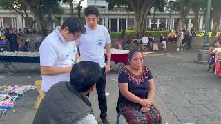 Partido Raíces realizaron campaña de adhesión en el parque central