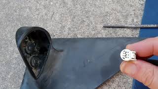 Fixing a broken side mirror on a Toyota Tacoma