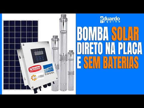 Bomba d’agua SOLAR Submersa 750W com Controlador Externo