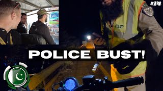 BUSTED by the Pakistani police! The ride back to Islamabad, pt 3 - Pakistan motorcycle vlog EP14