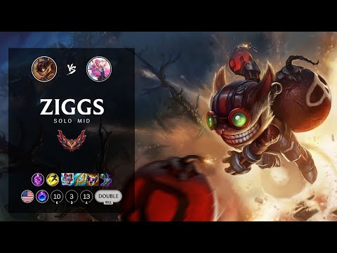 Ziggs Mid vs Seraphine - NA Grandmaster Patch 12.17