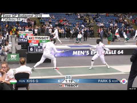 2019 112 T64 24 M E Individual Budapest HUN GP GREEN KISS HUN vs PARK KOR