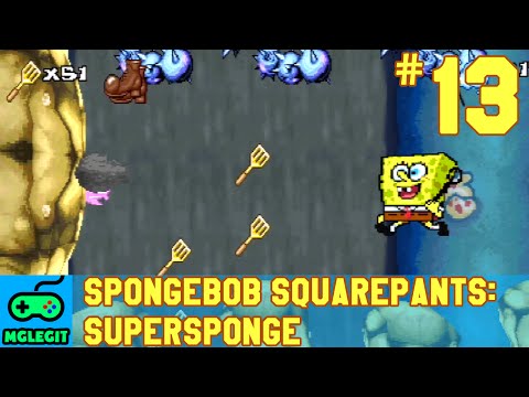 SpongeBob SquarePants SuperSponge Walkthrough Part 13 - Road to Rock Bottom (PS1) (No Commentary)