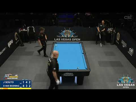 10-BALL ▸ J. SOUTO vs S. VAN BOENING ▸ 2022 Alfa Las Vegas Open