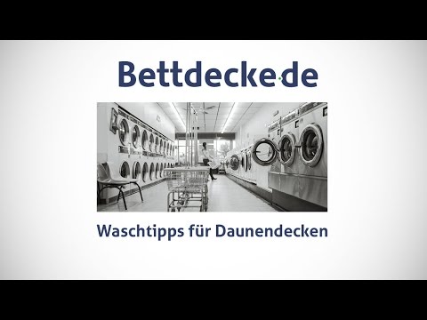 Waschtipps für Daunendecken von Bettdecke.de
